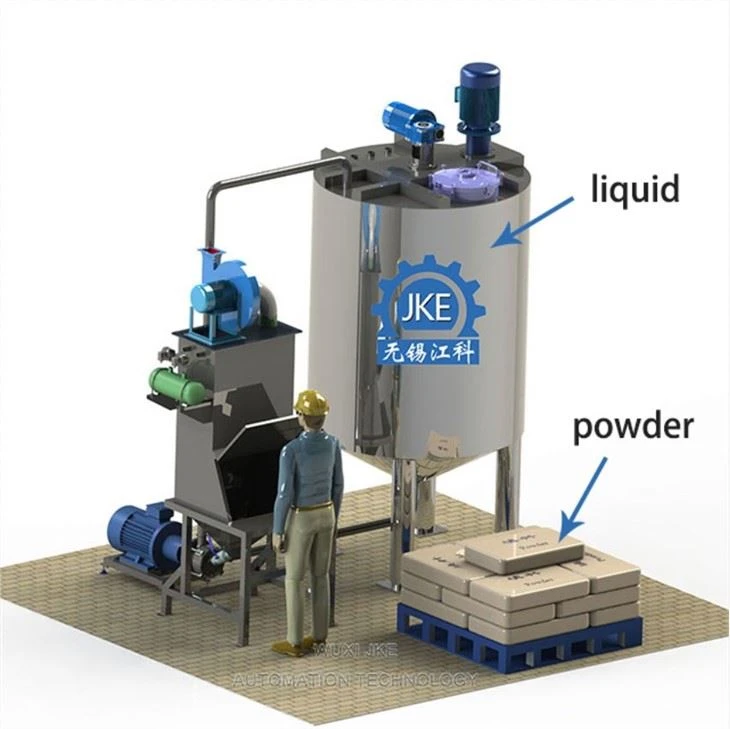 Stainless Steel Powder Liquid Mixer